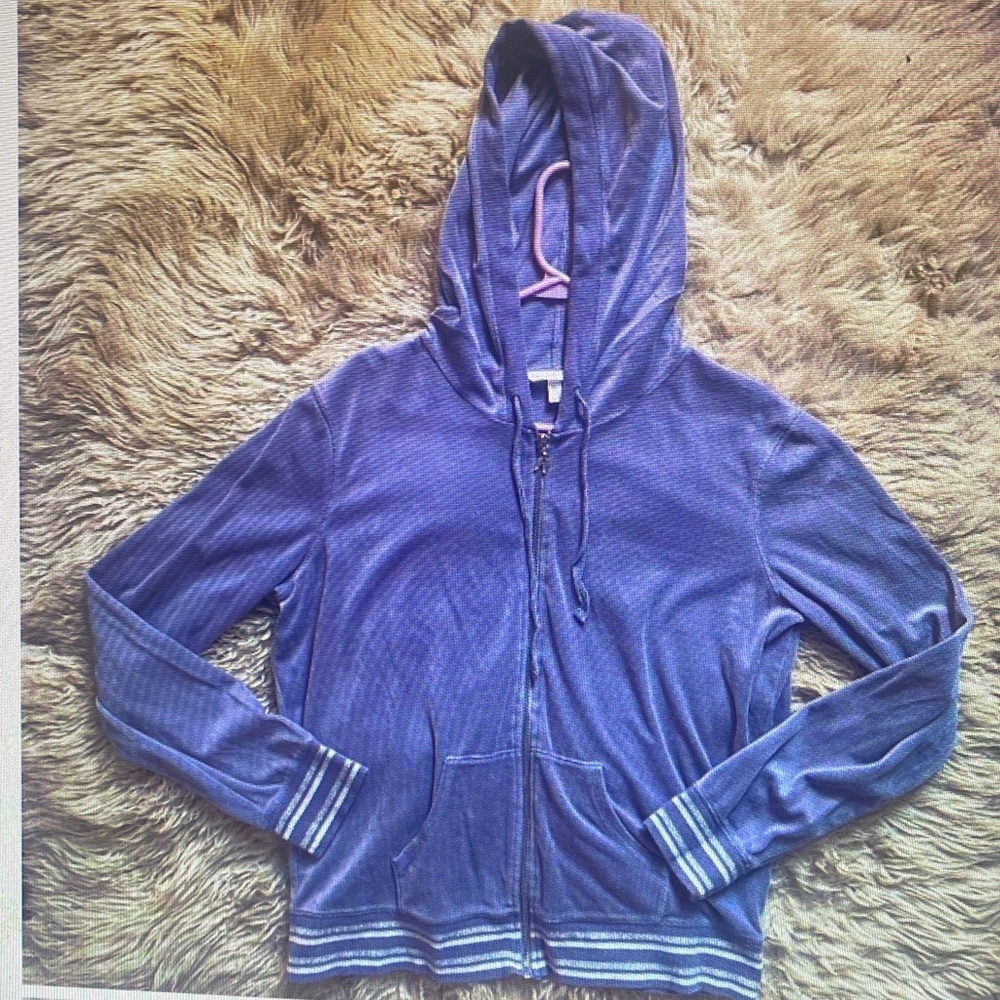 Victoria's Secret Blue Hooded Jacket
